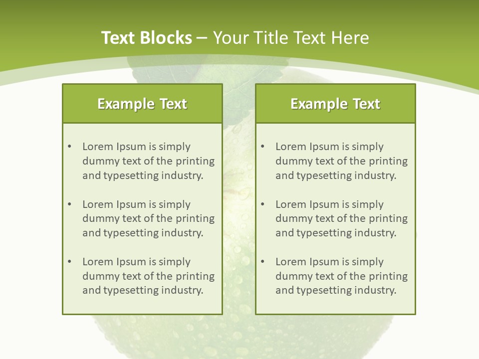 Health Vegetarian One PowerPoint Template