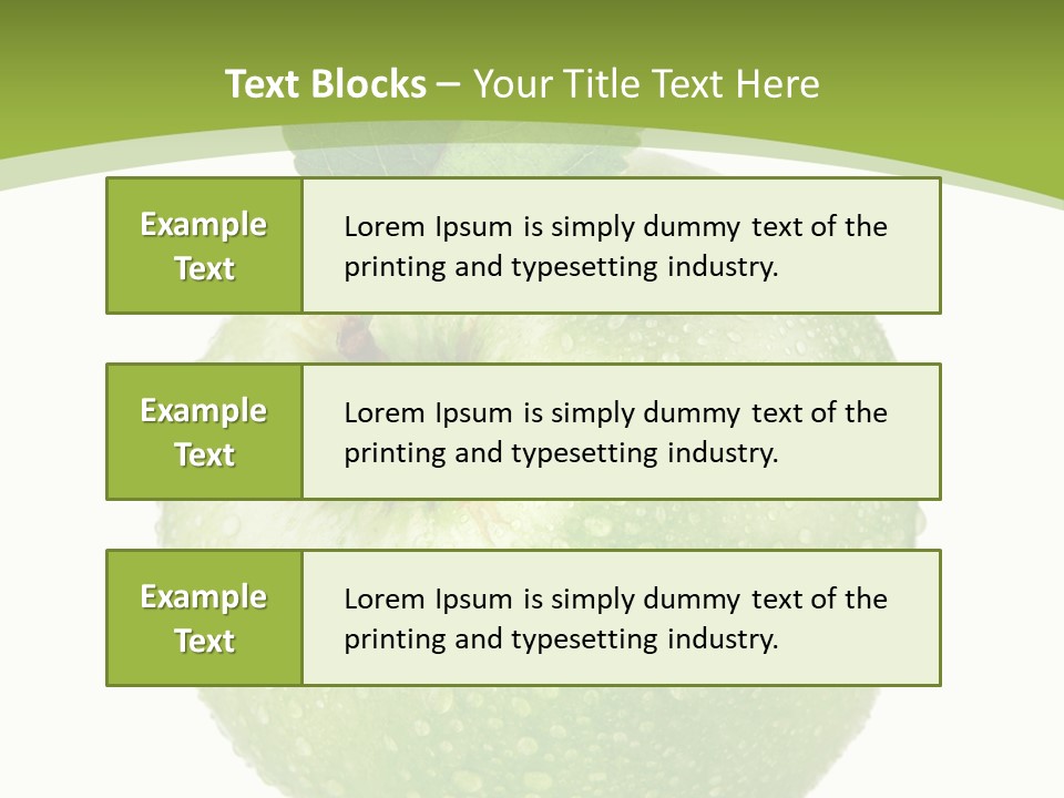 Health Vegetarian One PowerPoint Template