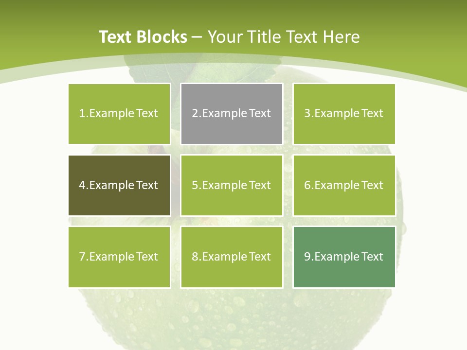 Health Vegetarian One PowerPoint Template