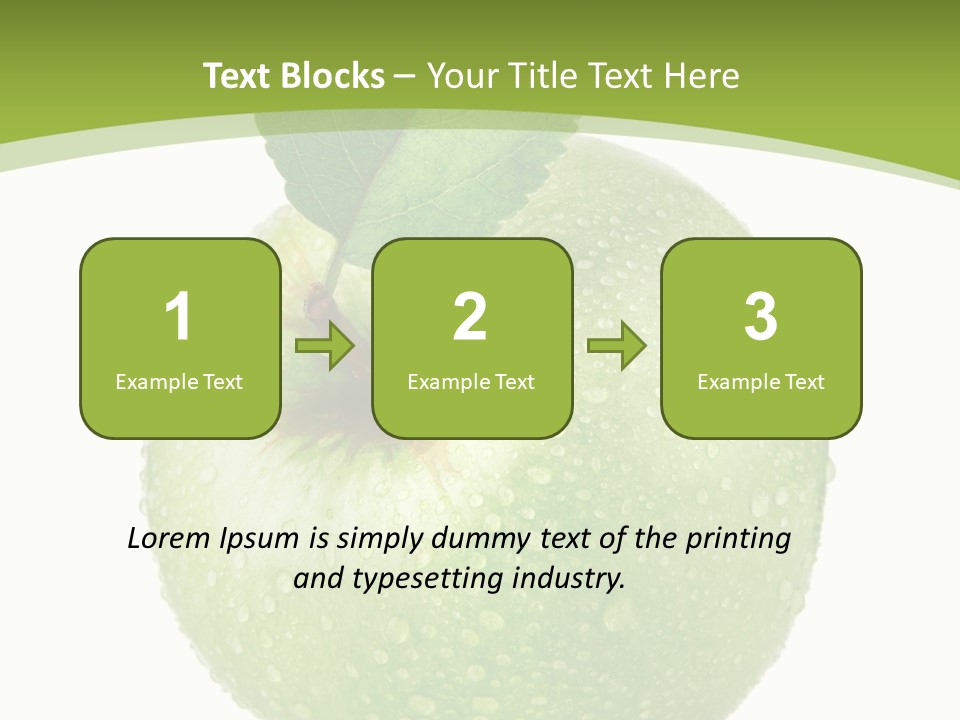 Health Vegetarian One PowerPoint Template