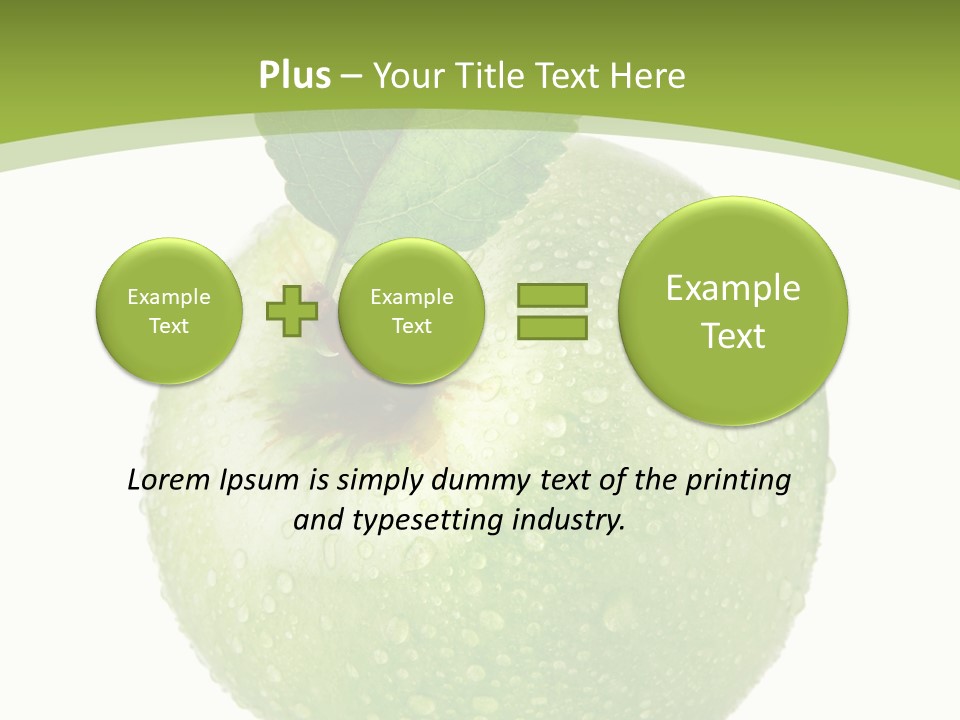Health Vegetarian One PowerPoint Template