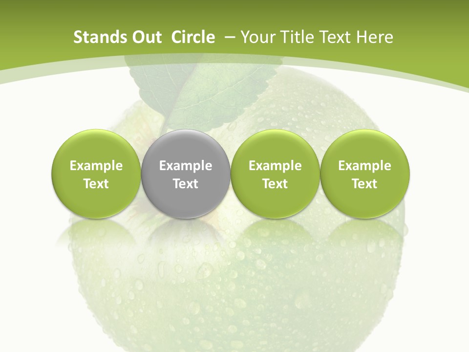 Health Vegetarian One PowerPoint Template