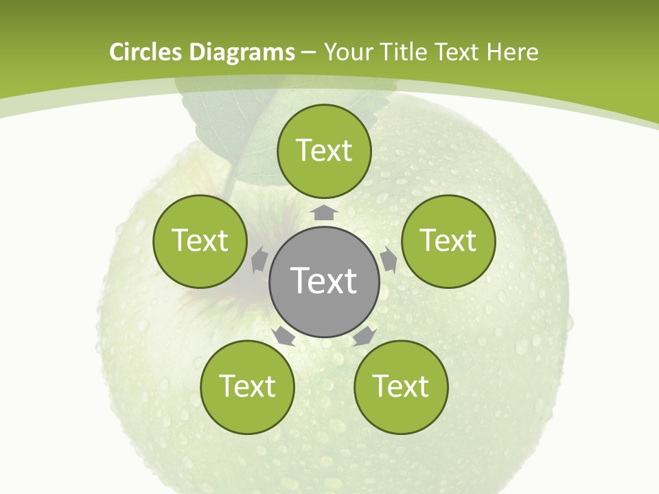 Health Vegetarian One PowerPoint Template