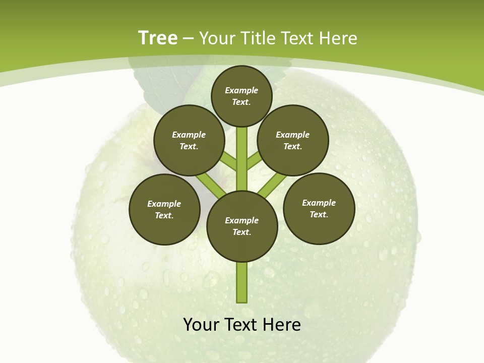 Health Vegetarian One PowerPoint Template