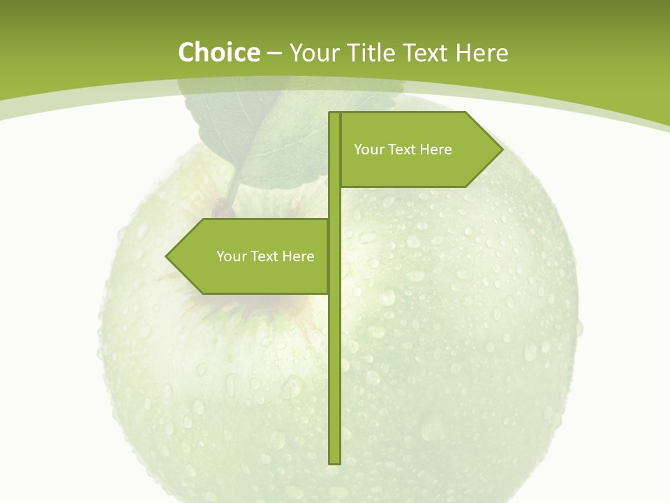 Health Vegetarian One PowerPoint Template