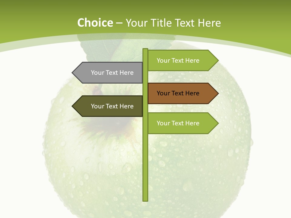 Health Vegetarian One PowerPoint Template