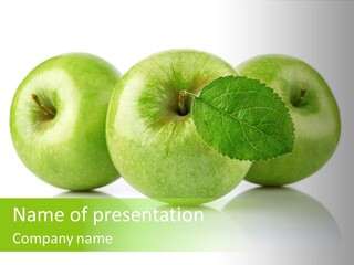 Vitamin Isolated Juicy PowerPoint Template