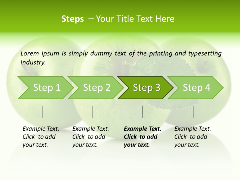 Vitamin Isolated Juicy PowerPoint Template