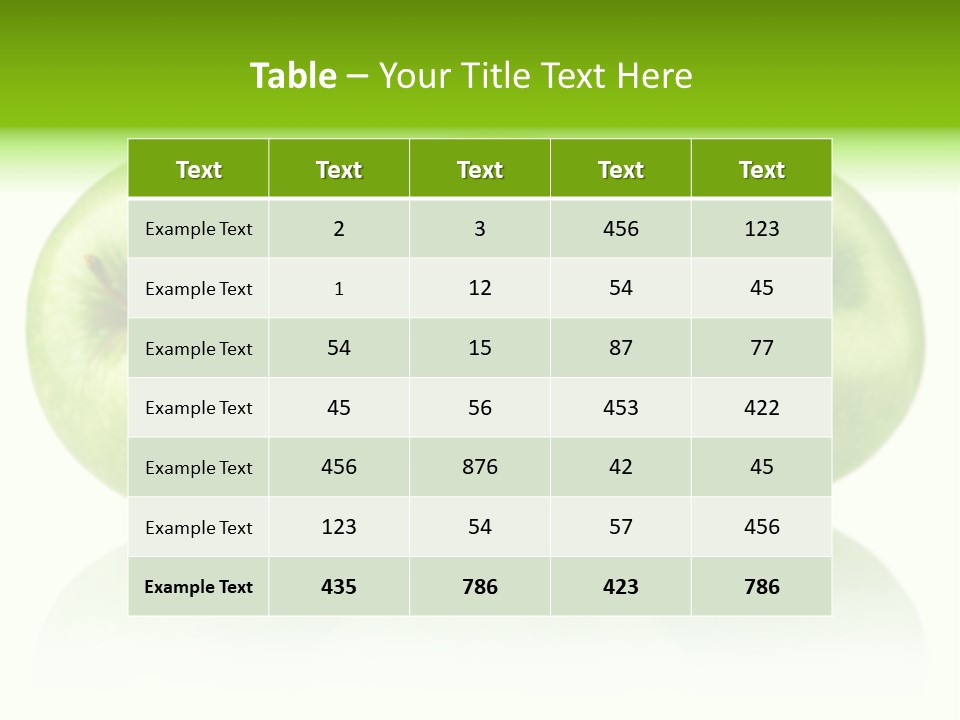 Vitamin Isolated Juicy PowerPoint Template