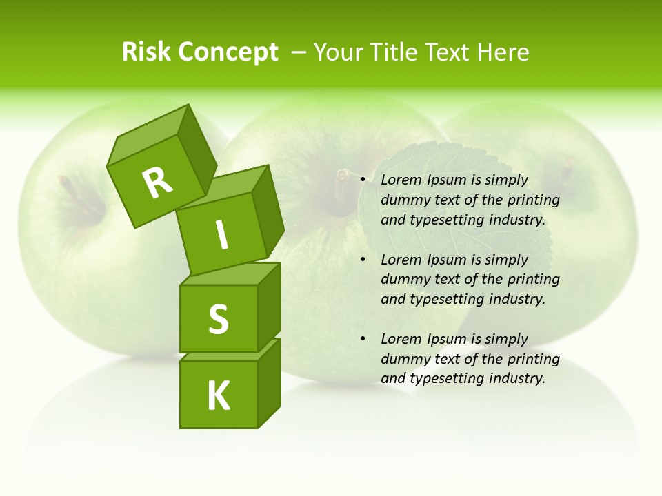 Vitamin Isolated Juicy PowerPoint Template