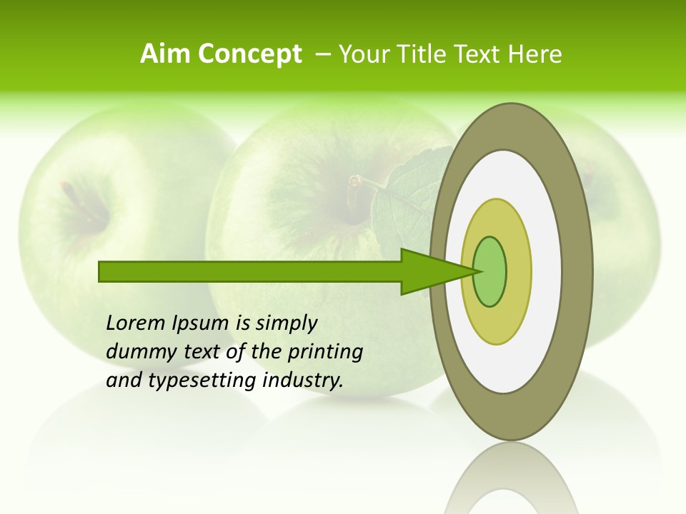 Vitamin Isolated Juicy PowerPoint Template