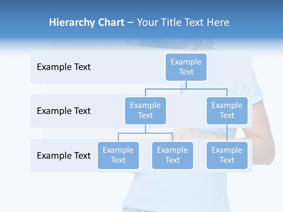 White Close Up Girl PowerPoint Template