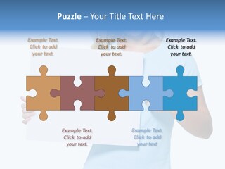 Human Holding Young PowerPoint Template