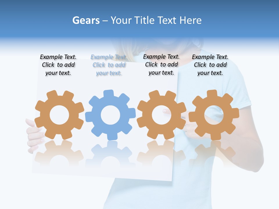Human Holding Young PowerPoint Template
