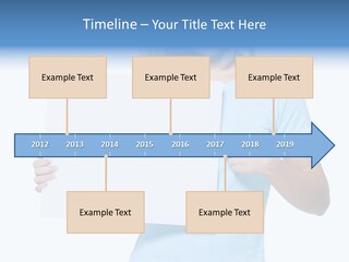 Human Holding Young PowerPoint Template
