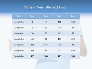 Human Holding Young PowerPoint Template