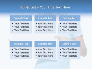 Human Holding Young PowerPoint Template