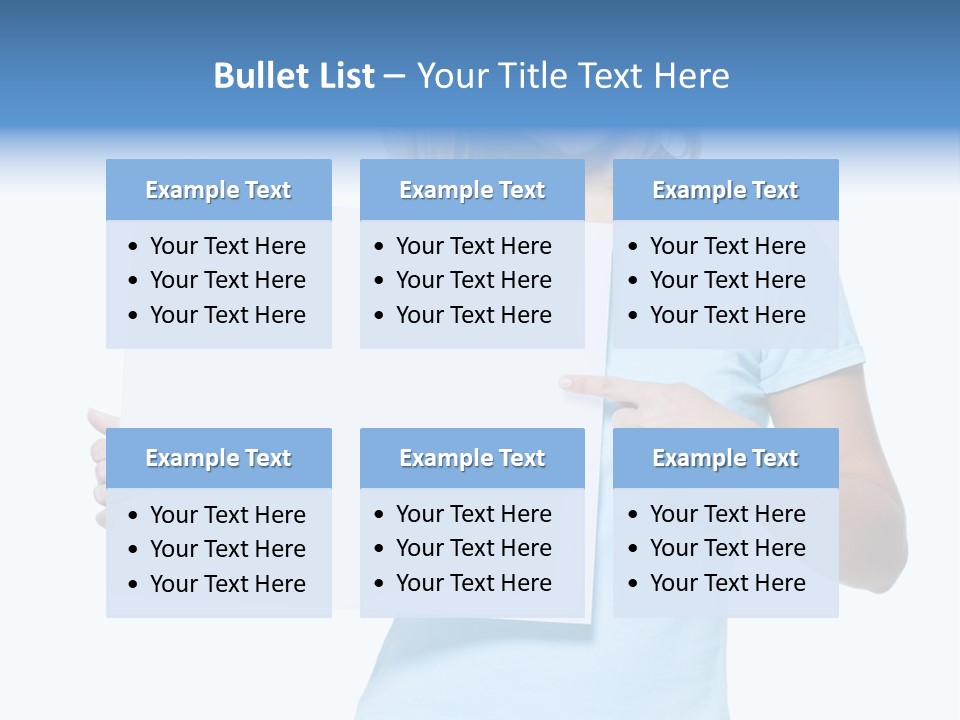 Human Holding Young PowerPoint Template