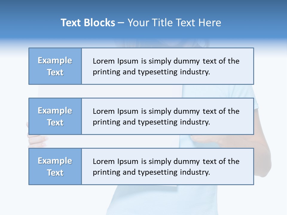 Human Holding Young PowerPoint Template