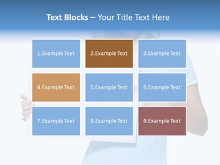 Human Holding Young PowerPoint Template