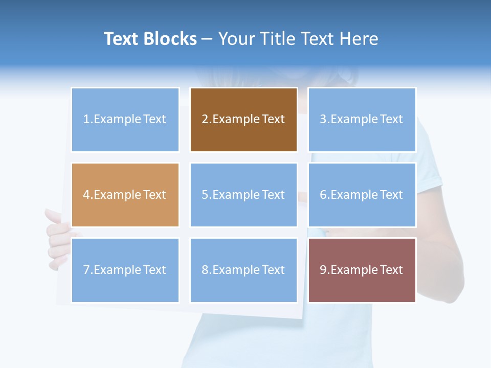 Human Holding Young PowerPoint Template