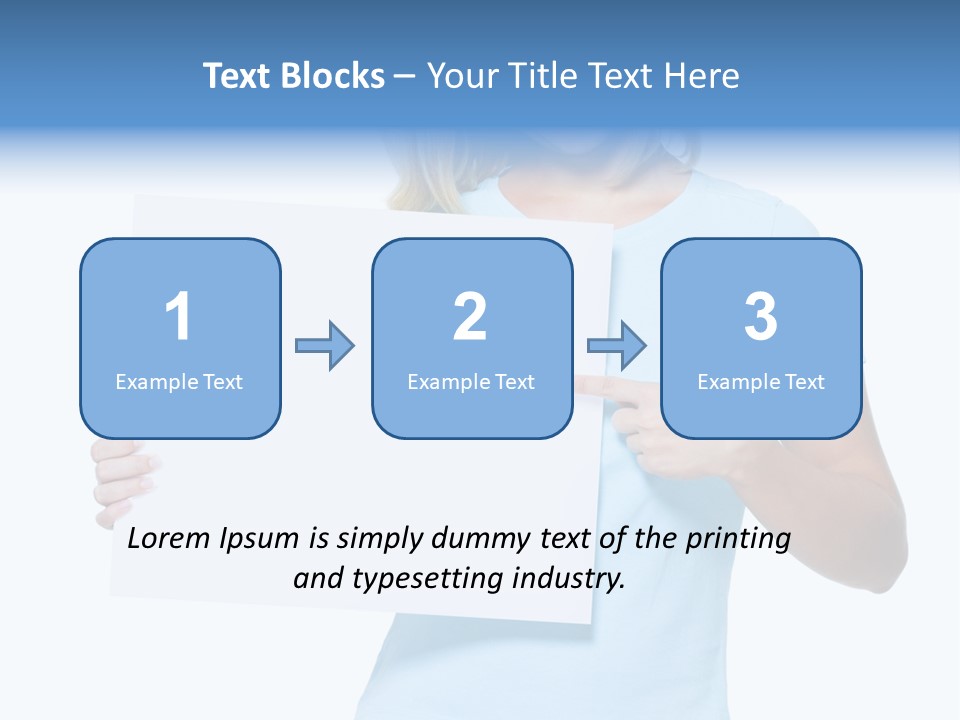 Human Holding Young PowerPoint Template