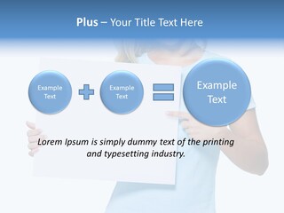 Human Holding Young PowerPoint Template