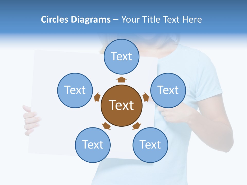 Human Holding Young PowerPoint Template