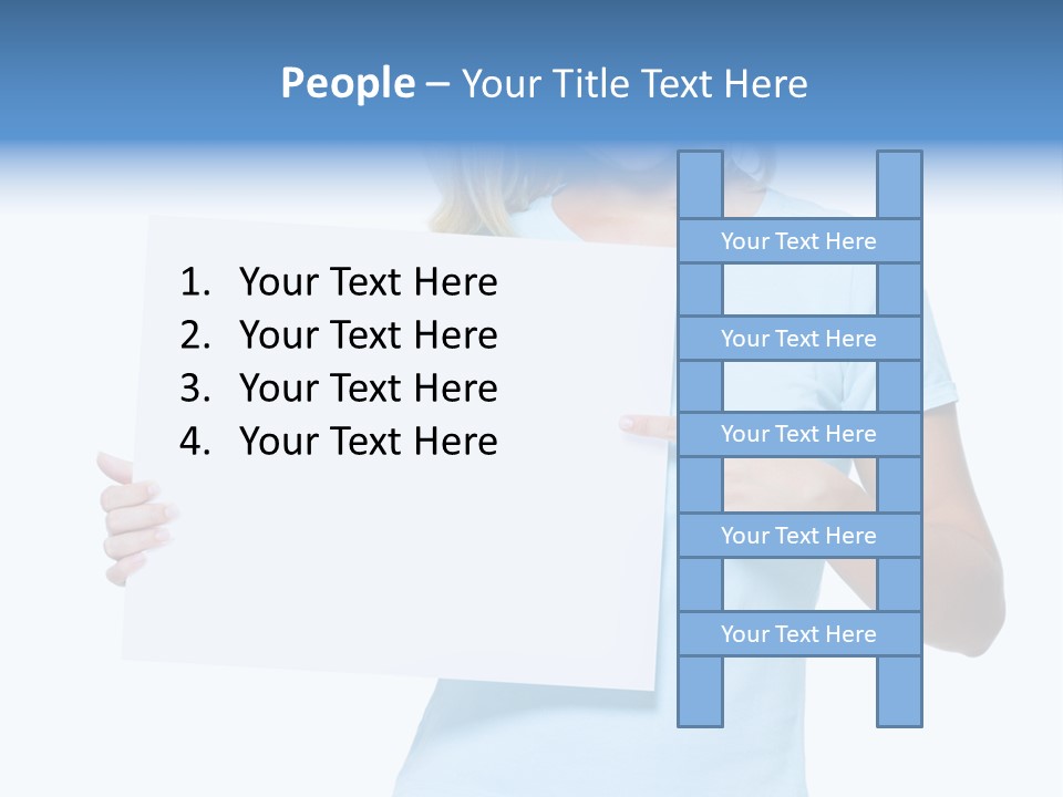 Human Holding Young PowerPoint Template