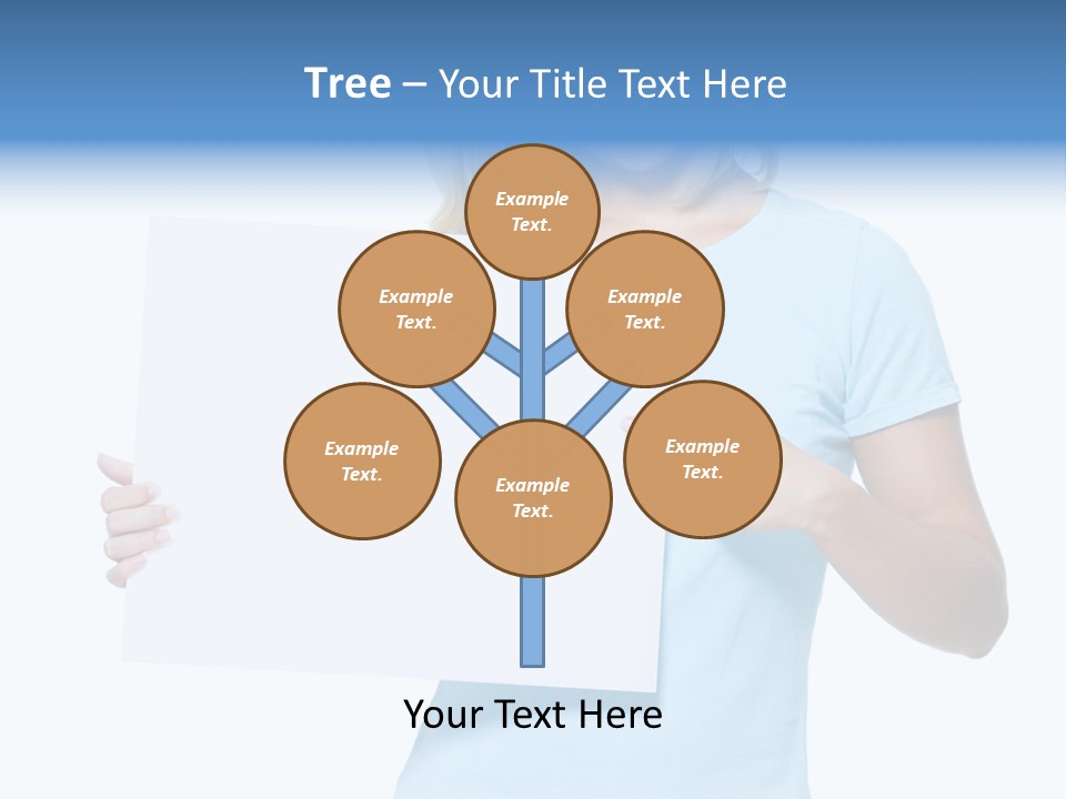 Human Holding Young PowerPoint Template