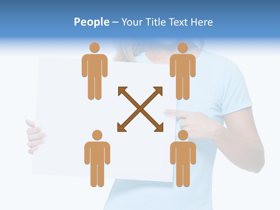Human Holding Young PowerPoint Template