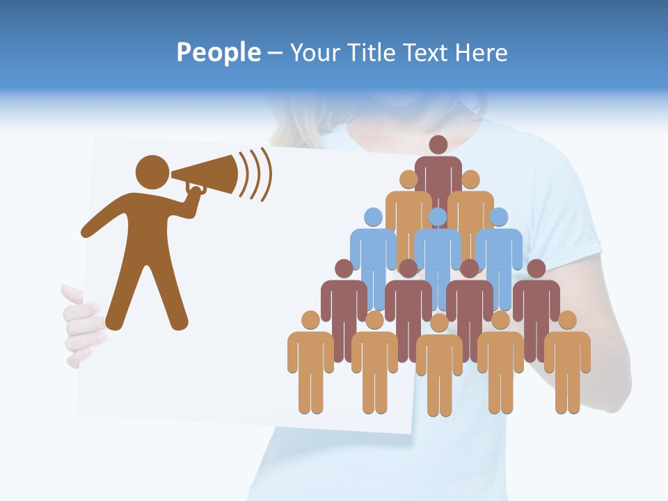 Human Holding Young PowerPoint Template