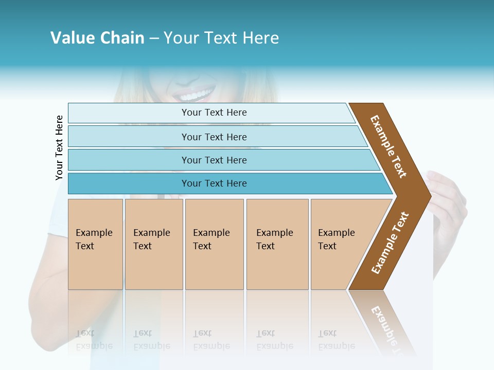 Banner Holding Isolated PowerPoint Template