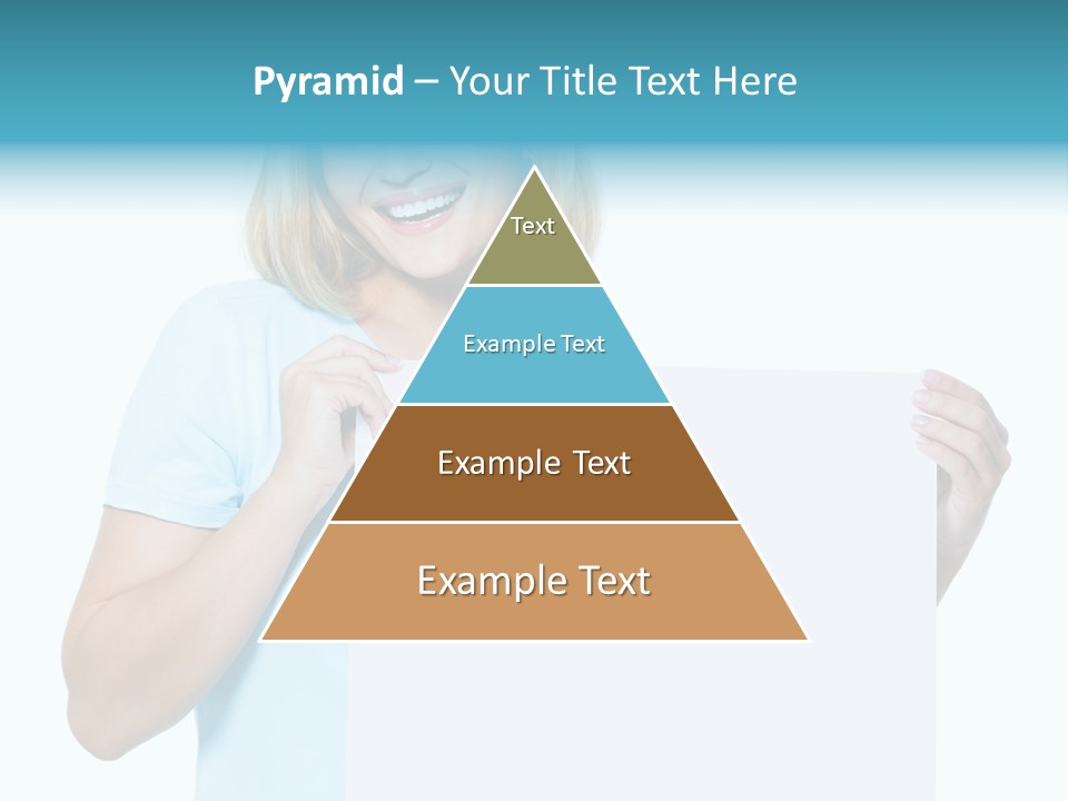 Banner Holding Isolated PowerPoint Template