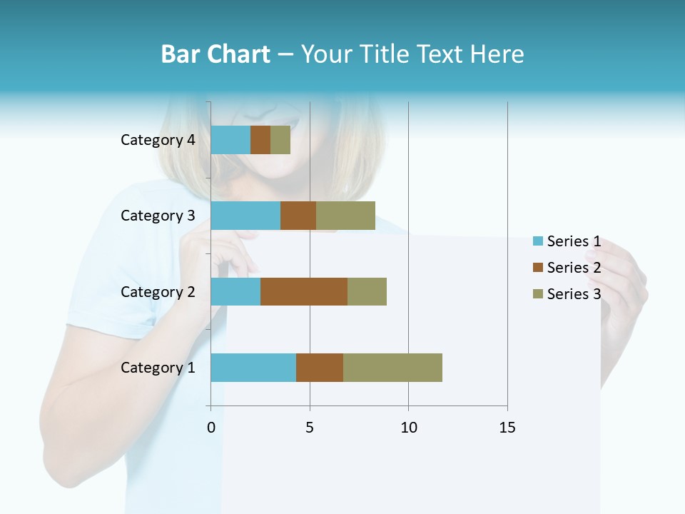 Banner Holding Isolated PowerPoint Template