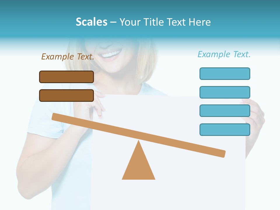 Banner Holding Isolated PowerPoint Template