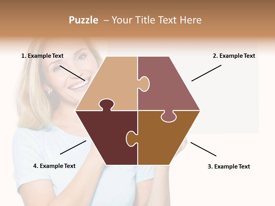 White Background Sheet Banner PowerPoint Template