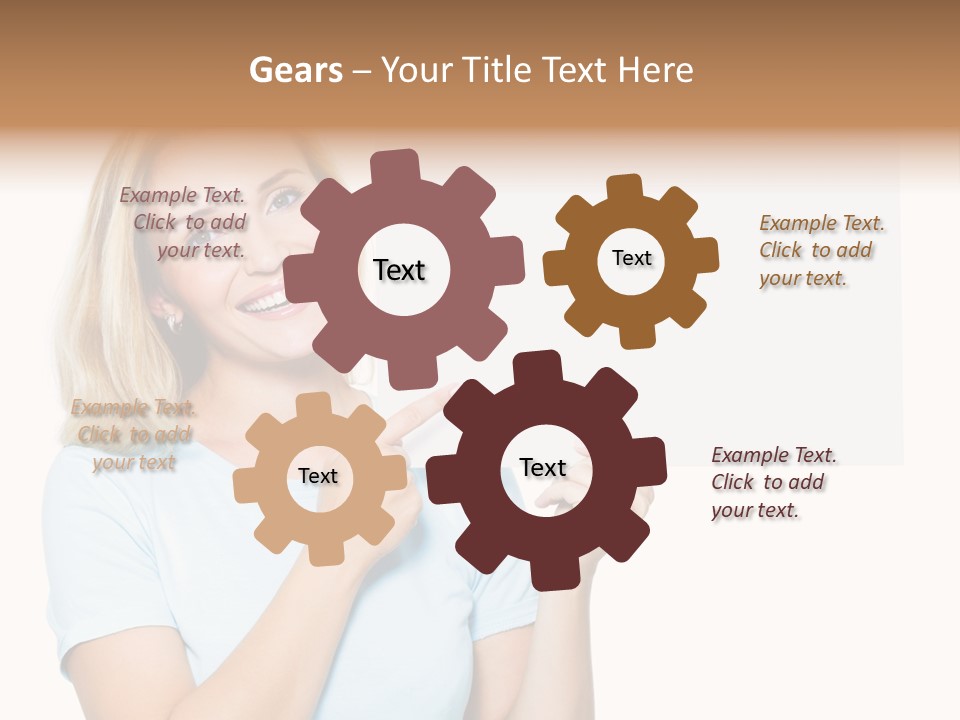 White Background Sheet Banner PowerPoint Template