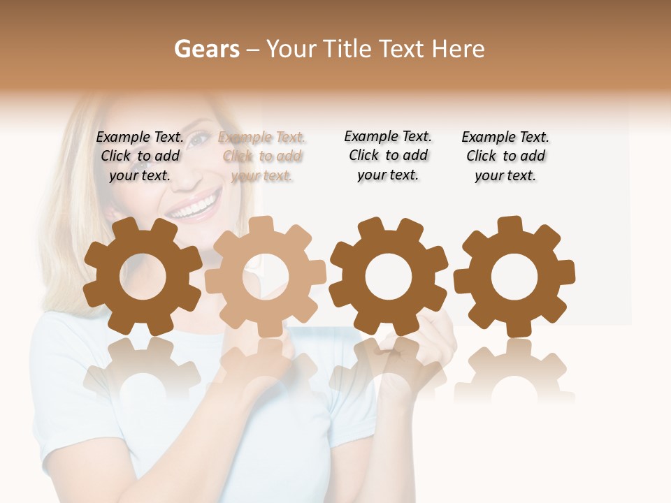 White Background Sheet Banner PowerPoint Template