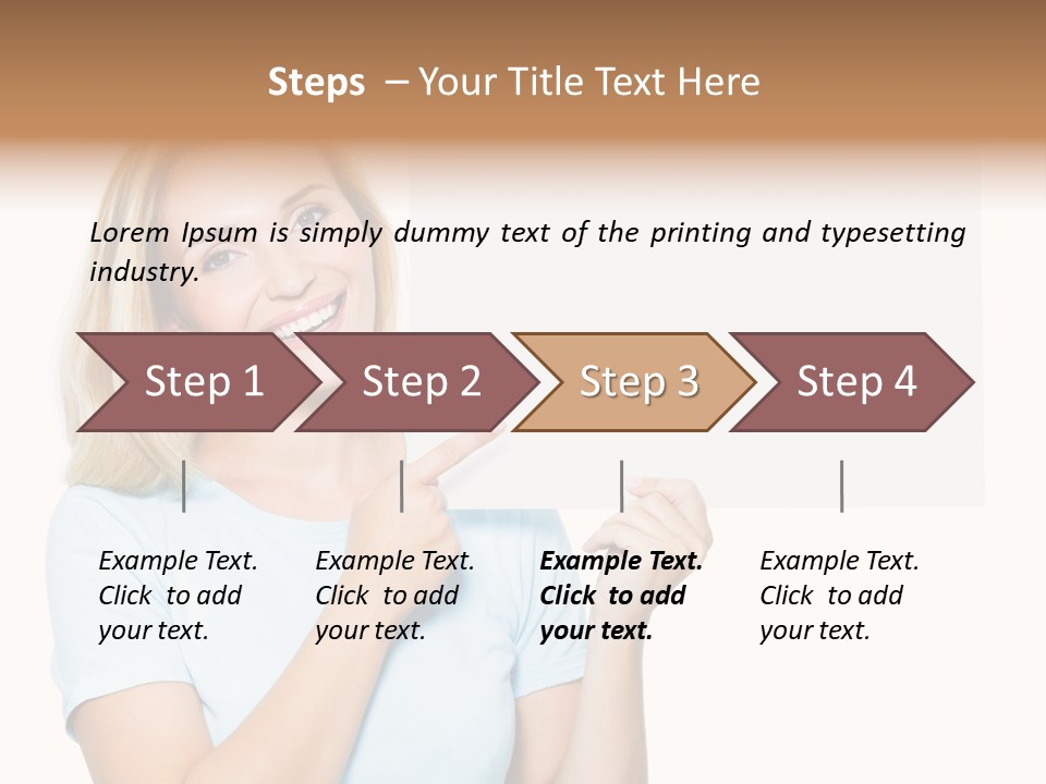 White Background Sheet Banner PowerPoint Template