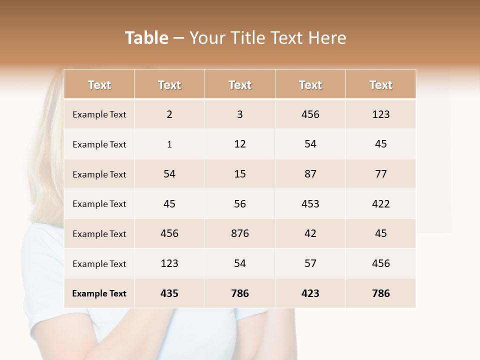 White Background Sheet Banner PowerPoint Template