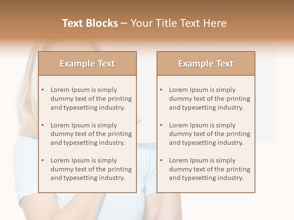 White Background Sheet Banner PowerPoint Template