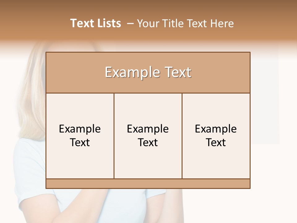 White Background Sheet Banner PowerPoint Template