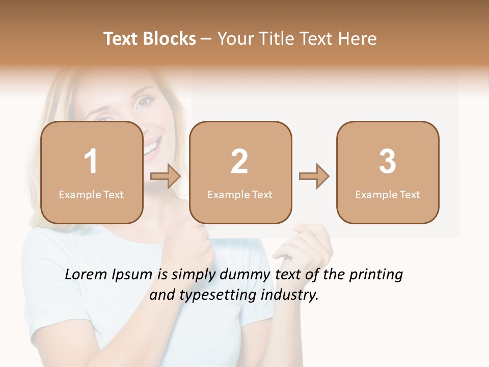 White Background Sheet Banner PowerPoint Template