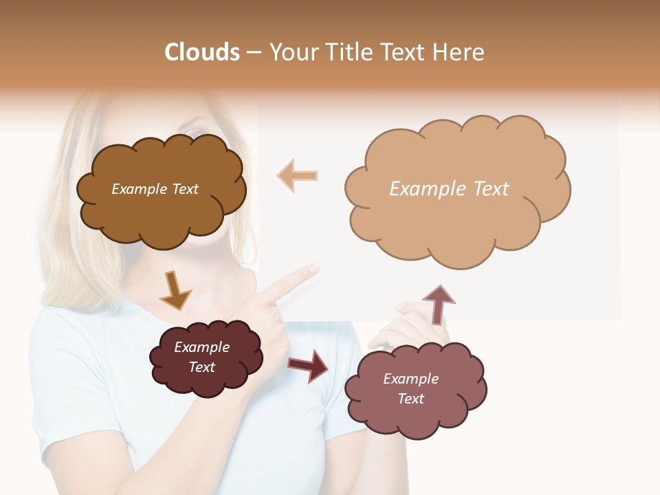 White Background Sheet Banner PowerPoint Template