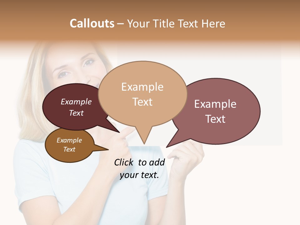 White Background Sheet Banner PowerPoint Template