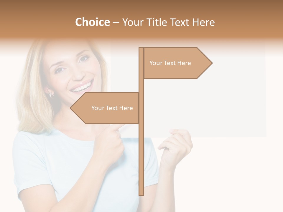 White Background Sheet Banner PowerPoint Template