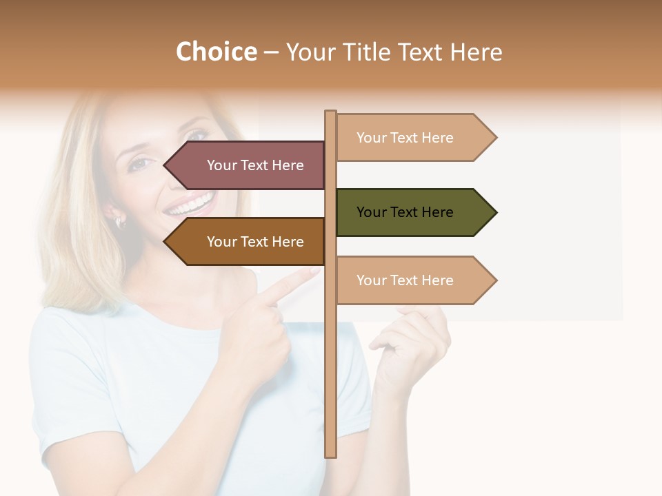 White Background Sheet Banner PowerPoint Template