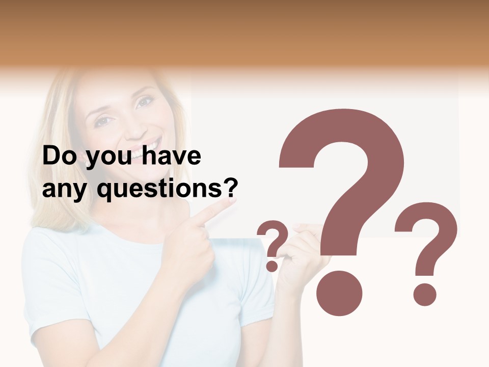 White Background Sheet Banner PowerPoint Template