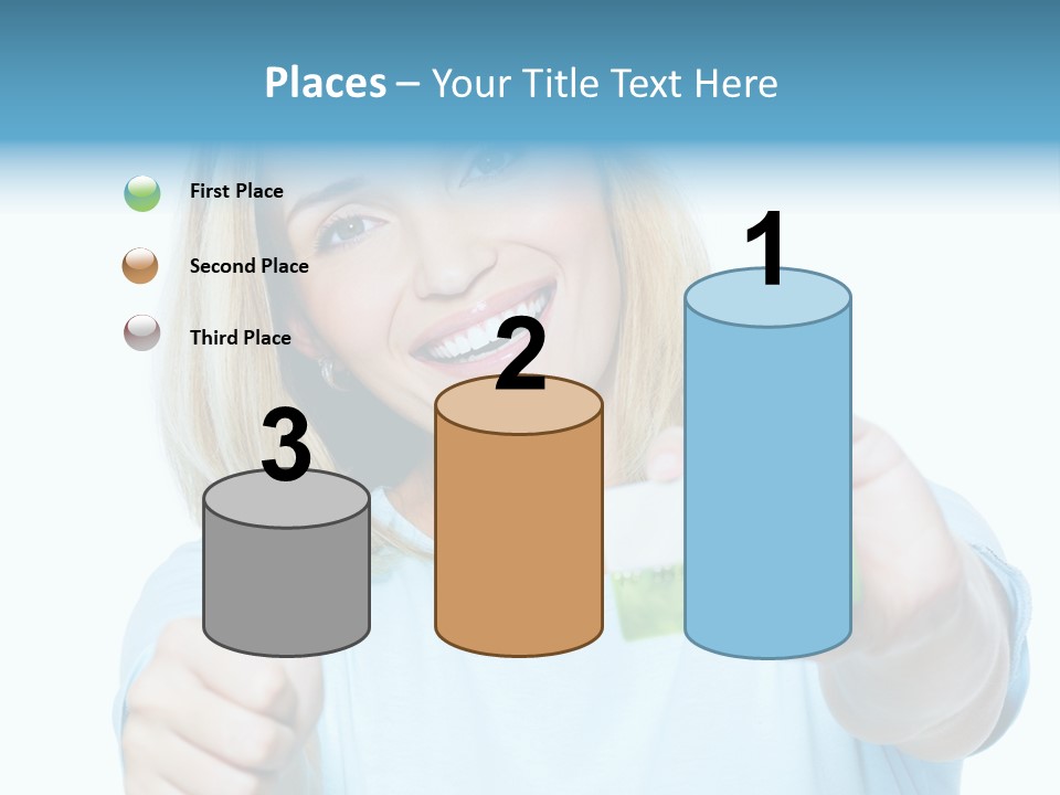 Gladness Blond Fun PowerPoint Template